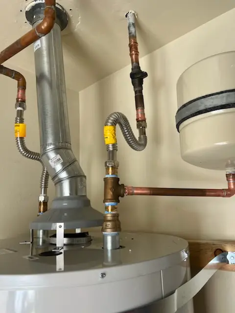 Water heater installation and plumbing repair in Crystal Springs